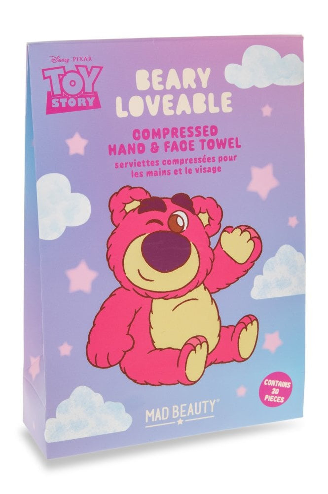 Shop Mad Beauty Disney Lotso Love Compressed Hand & Face Towels Beauty Product for women – premium loungewear and festival fashion at Spoiled Brat
