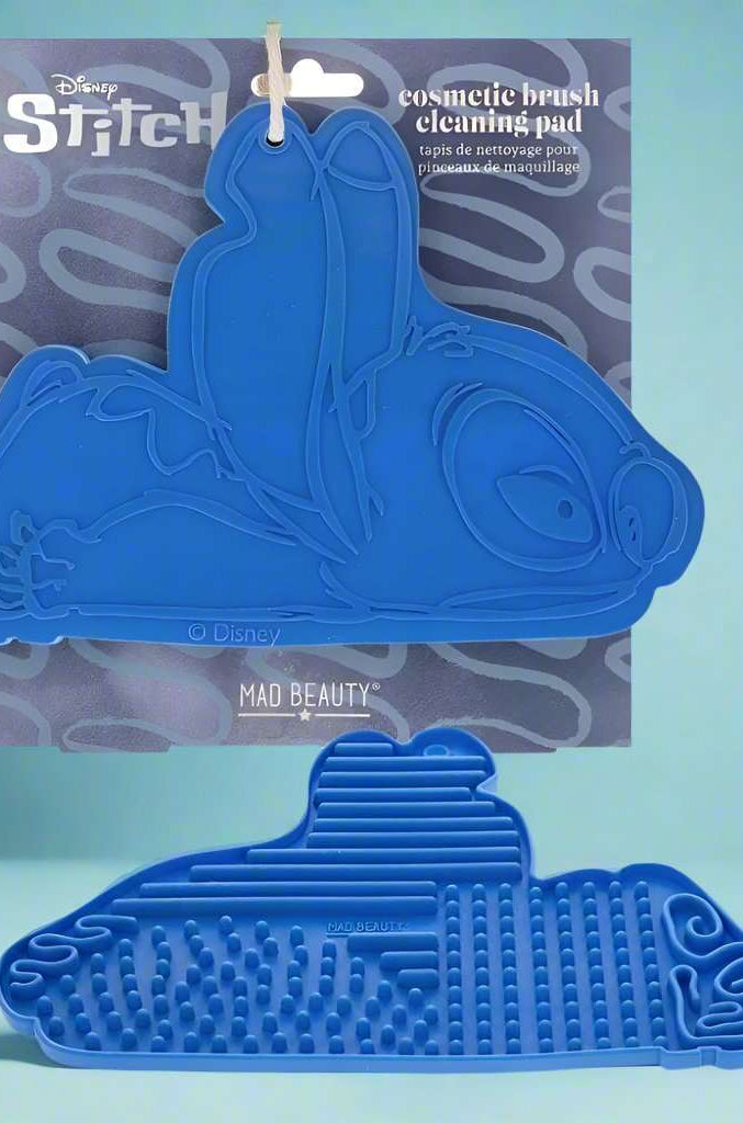 Shop Mad Beauty Disney Stitch Denim Cosmetic Brush Cleaning Pad Makeup Kit for women – premium loungewear and festival fashion at Spoiled Brat