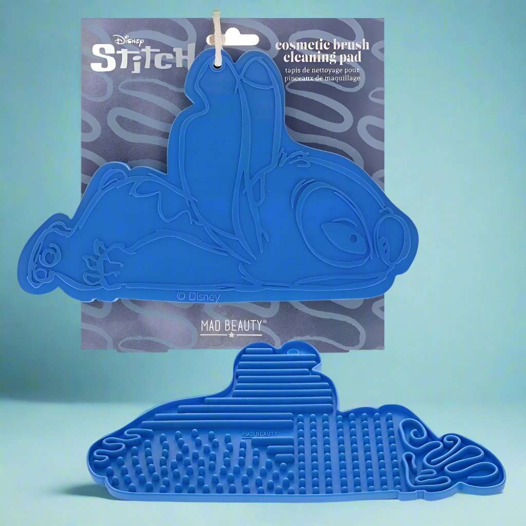 Shop Mad Beauty Disney Stitch Denim Cosmetic Brush Cleaning Pad Makeup Kit for women – premium loungewear and festival fashion at Spoiled Brat