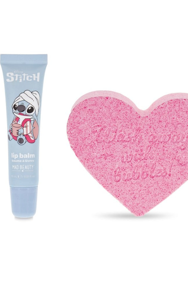 Shop Mad Beauty Disney Stitch Pamper Fizzer & Lip Balm Lip Balm for women – premium loungewear and festival fashion at Spoiled Brat