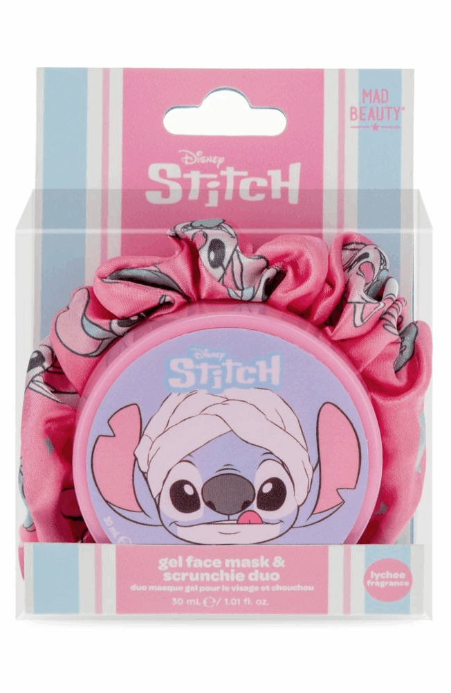 Shop Mad Beauty Disney Stitch Pamper Gel Face Mask & Scrunchie Duo Gifts for women – premium loungewear and festival fashion at Spoiled Brat