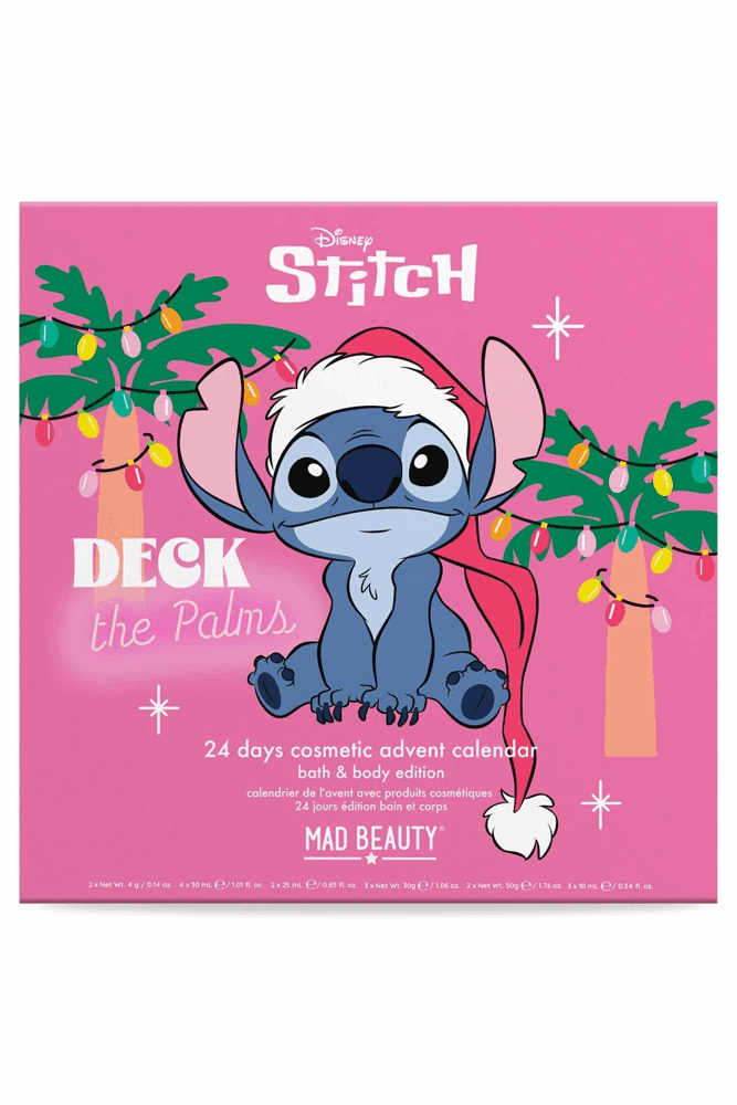 Shop Mad Beauty Disney Stitchmas 24 Day Advent Advent Calendar for women – premium loungewear and festival fashion at Spoiled Brat