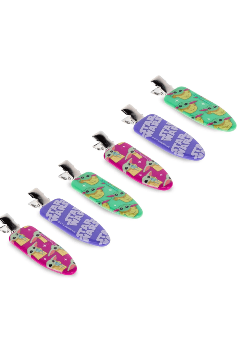 Shop Mad Beauty Grogu Galaxy Creaseless Clips Hair Clip for women – premium loungewear and festival fashion at Spoiled Brat