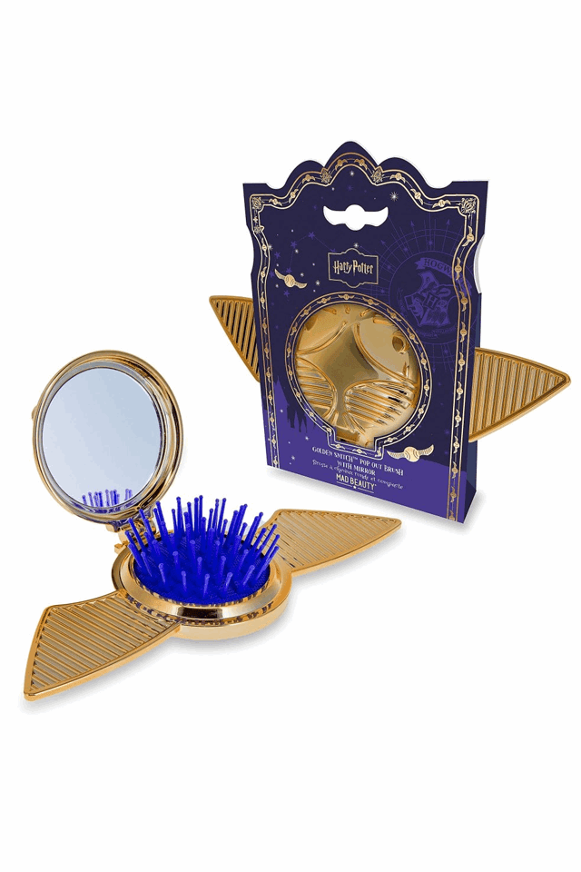 Harry Potter Snitch Pop out Brush by Mad Beauty – Hair Brush – | Spoiled Brat UK
