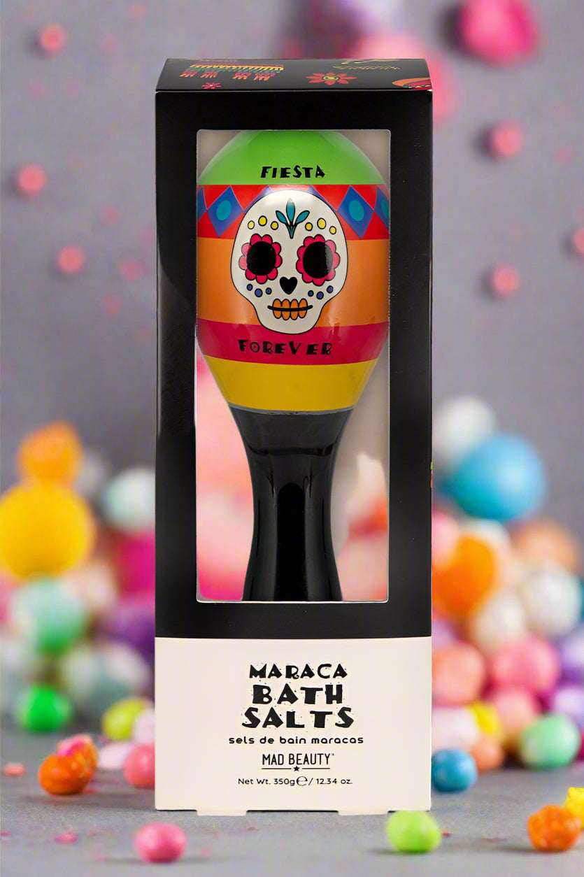 Shop Mad Beauty MAD Beauty Fiesta Forever Bath & Body Salts Maraca Bath Bombs for women – premium loungewear and festival fashion at Spoiled Brat