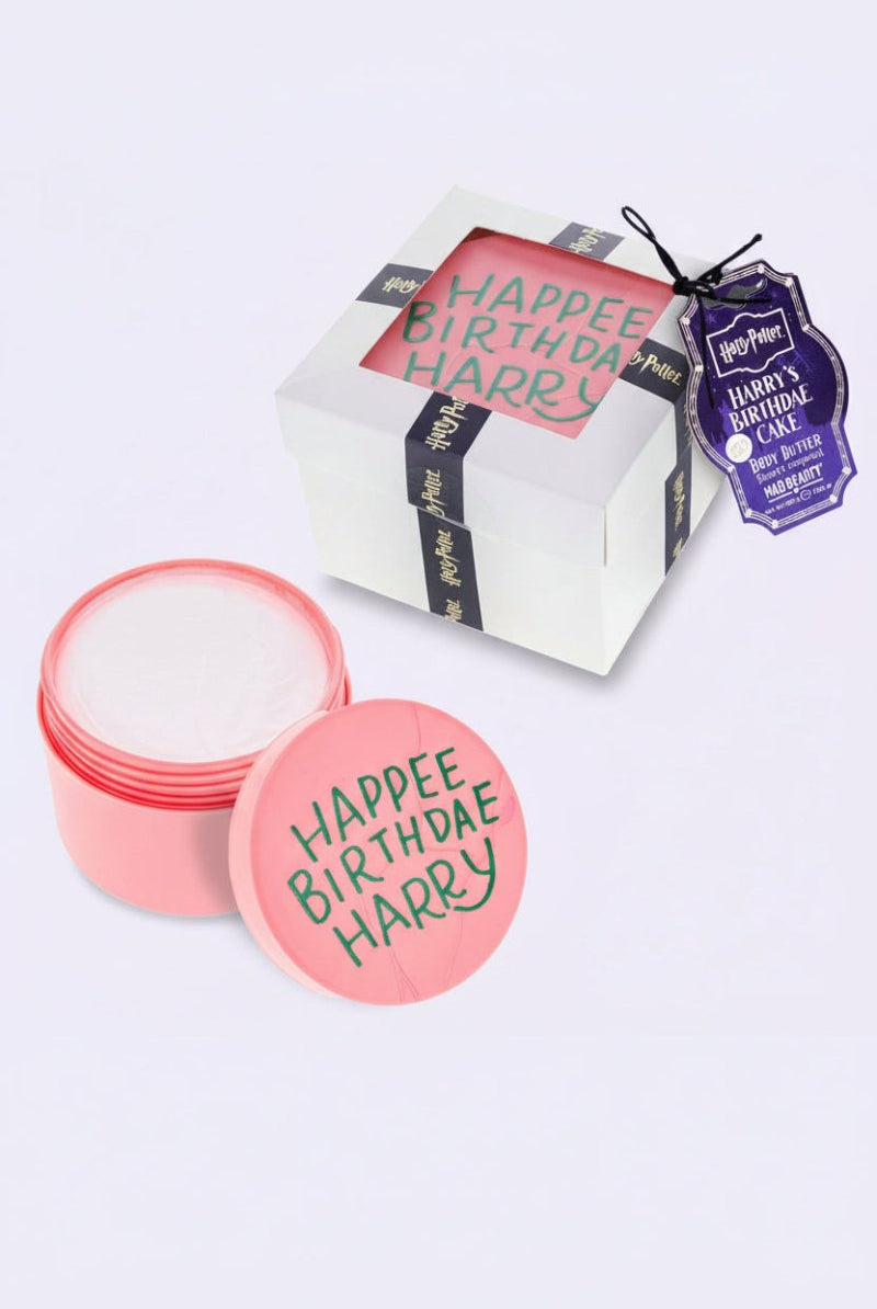 Shop Mad Beauty Mad Beauty Harry Potter Harry's Birthdae Cake Body Butter Body Wash for women – premium loungewear and festival fashion at Spoiled Brat