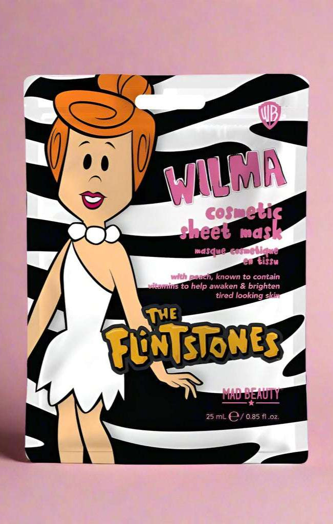 Mad Beauty Warner Brothers Flintstones Cosmetic Sheet Mask as seen on Karen Hauer Face Mask by Mad Beauty as seen on celebrities