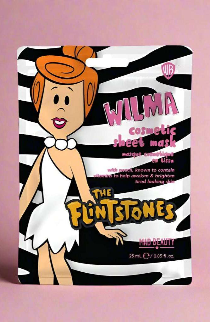 Mad Beauty Warner Brothers Flintstones Cosmetic Sheet Mask as seen on Karen Hauer Face Mask by Mad Beauty as seen on celebrities