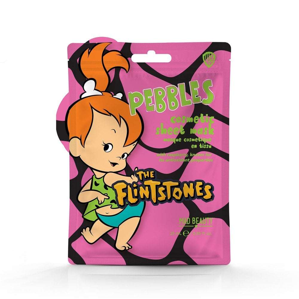 Mad Beauty Warner Brothers Flintstones Cosmetic Sheet Mask as seen on Karen Hauer Face Mask by Mad Beauty as seen on celebrities