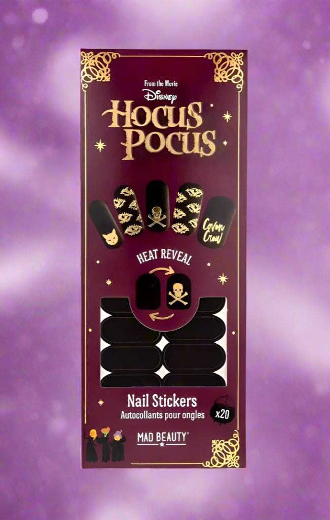 Mad Beauty x Disney Hocus Pocus Heat 2 X Nail Stickers Nail Polish by Mad Beauty as seen on celebrities