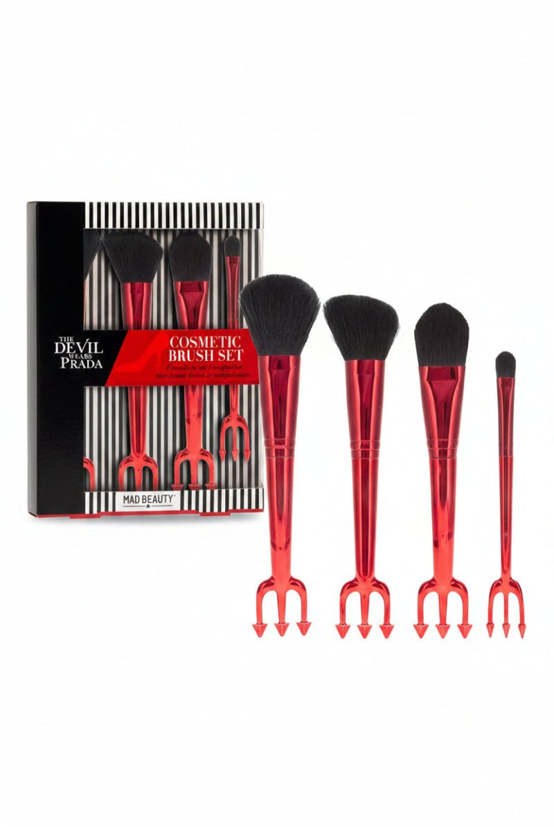 Shop Mad Beauty The Devil Wears Prada Cosmetic Brush Set Makeup Brushes for women – premium loungewear and festival fashion at Spoiled Brat
