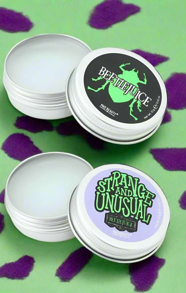 Shop Mad Beauty Warner Brothers Beetlejuice Lip Balm Duo Lip Balm for women – premium loungewear and festival fashion at Spoiled Brat