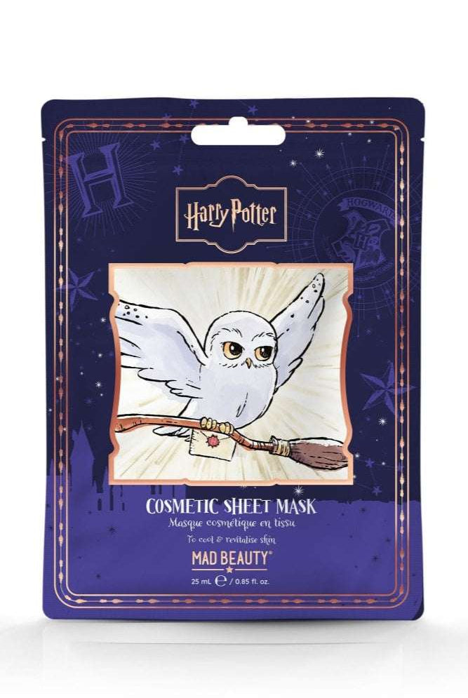 Shop Mad Beauty Warner Brothers Cosmetic Sheet Mask - Hedwig Face Mask for women – premium loungewear and festival fashion at Spoiled Brat