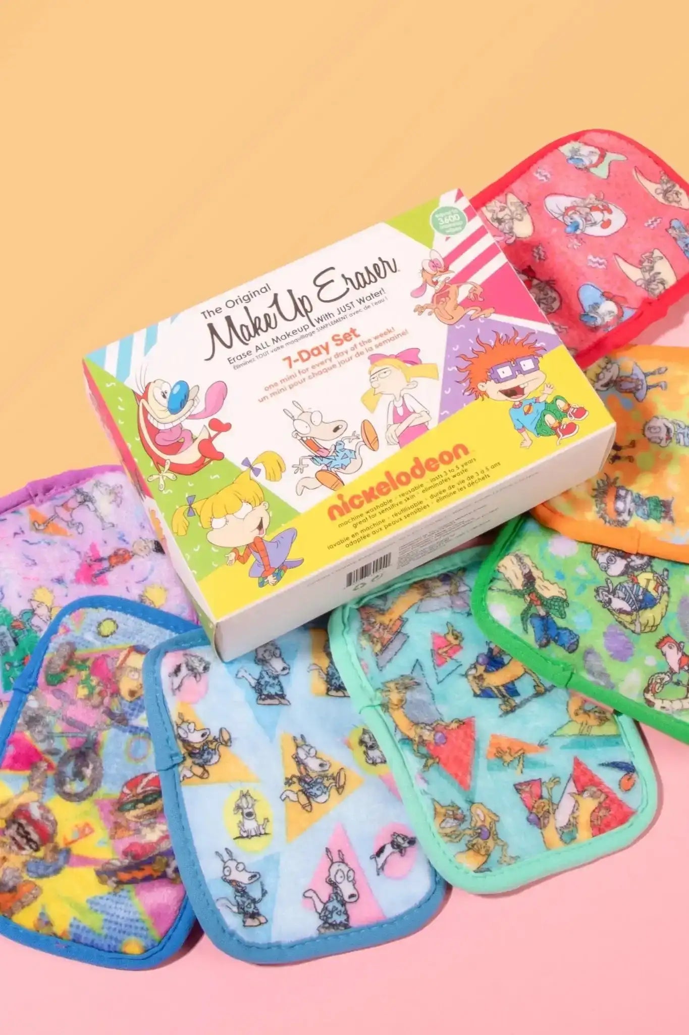 Makeup Eraser 90's Nickelodeon 7 Day Set Beauty Product by Makeup Eraser as seen on celebrities