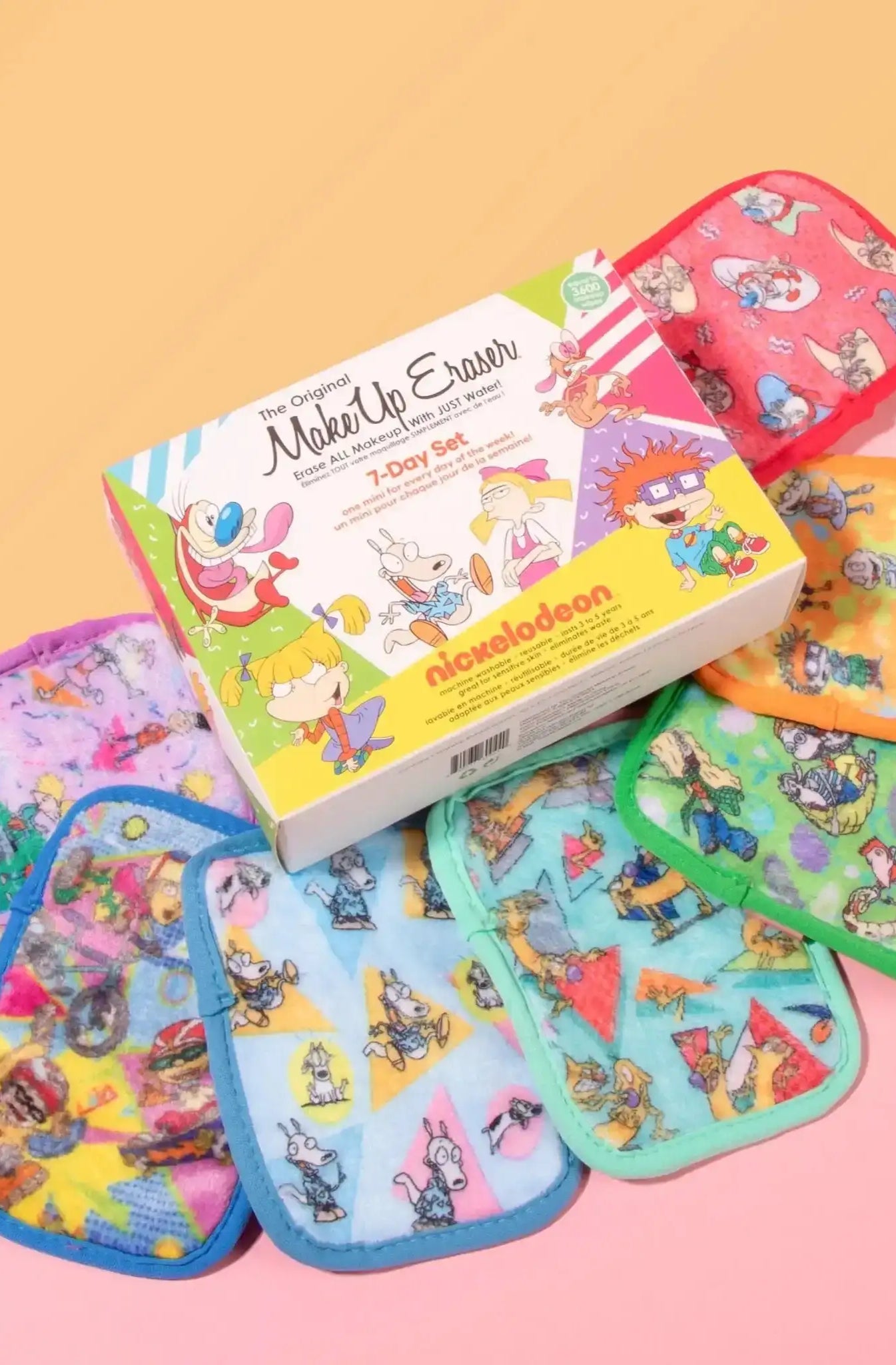 Makeup Eraser 90's Nickelodeon 7 Day Set Beauty Product by Makeup Eraser as seen on celebrities