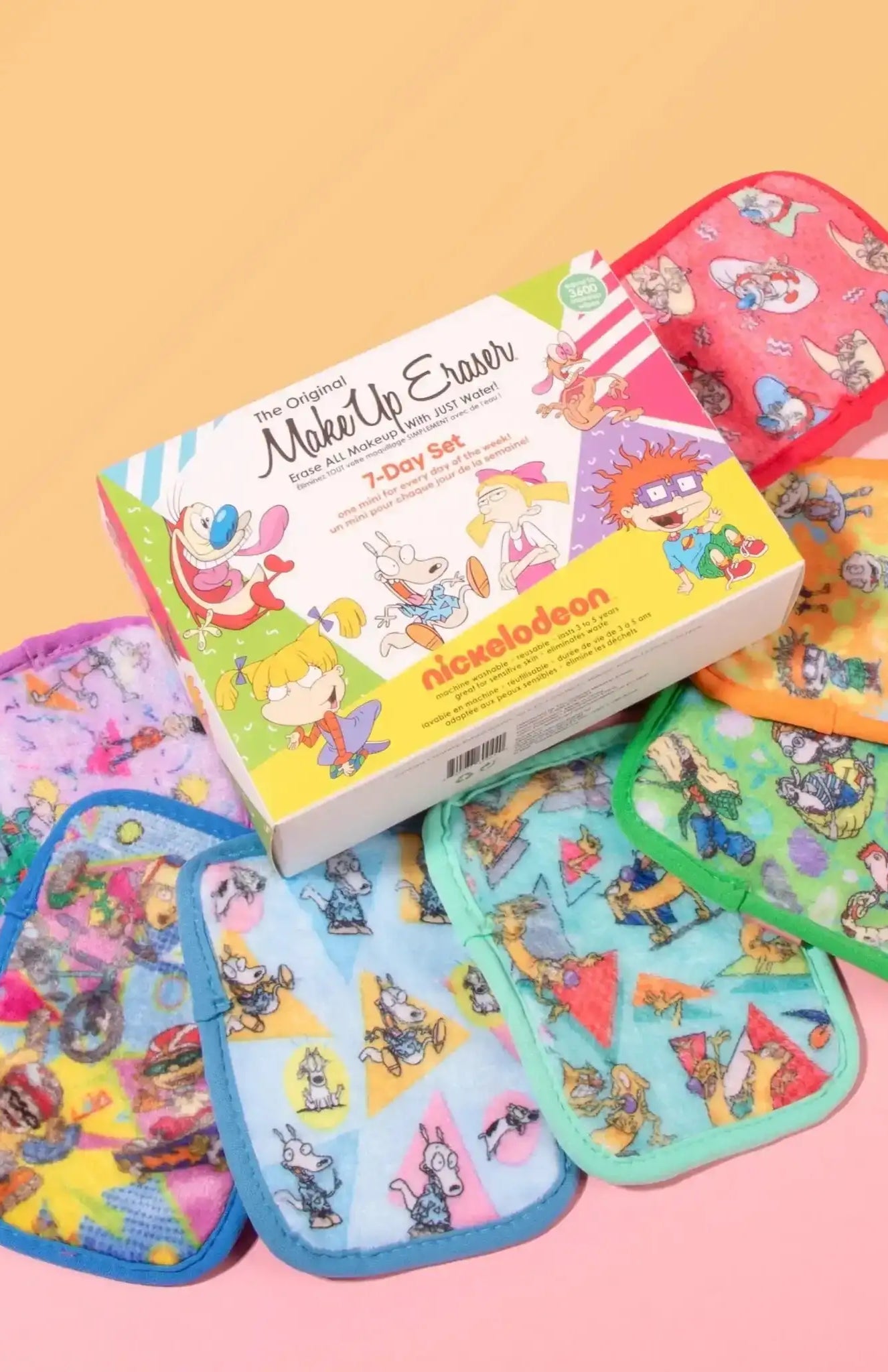 Makeup Eraser 90's Nickelodeon 7 Day Set Beauty Product by Makeup Eraser as seen on celebrities