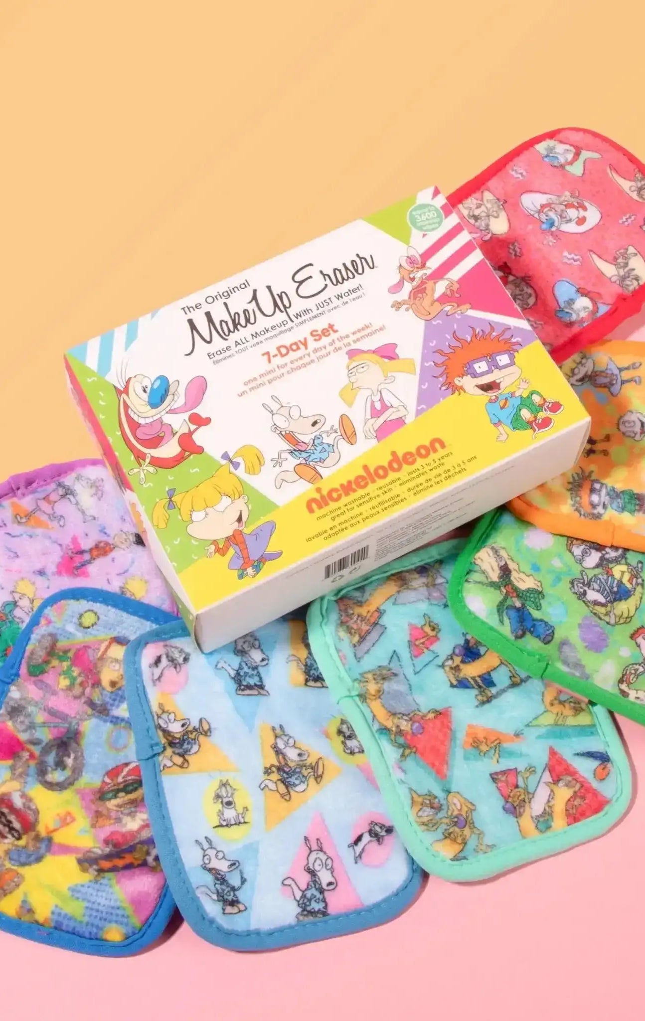 Makeup Eraser 90's Nickelodeon 7 Day Set Beauty Product by Makeup Eraser as seen on celebrities