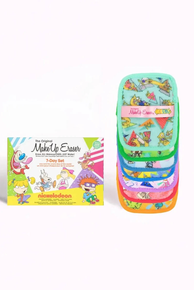 Shop Makeup Eraser Makeup Eraser 90's Nickelodeon 7 Day Set Beauty Product for women – premium loungewear and festival fashion at Spoiled Brat