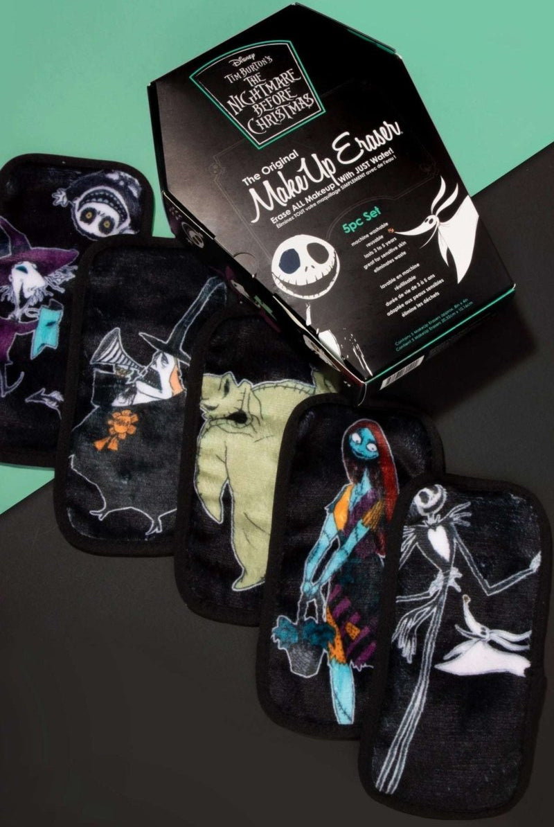 Shop Makeup Eraser Makeup Eraser Disney Nightmare Before Christmas 5pc Mini Set Beauty Product for women – premium loungewear and festival fashion at Spoiled Brat