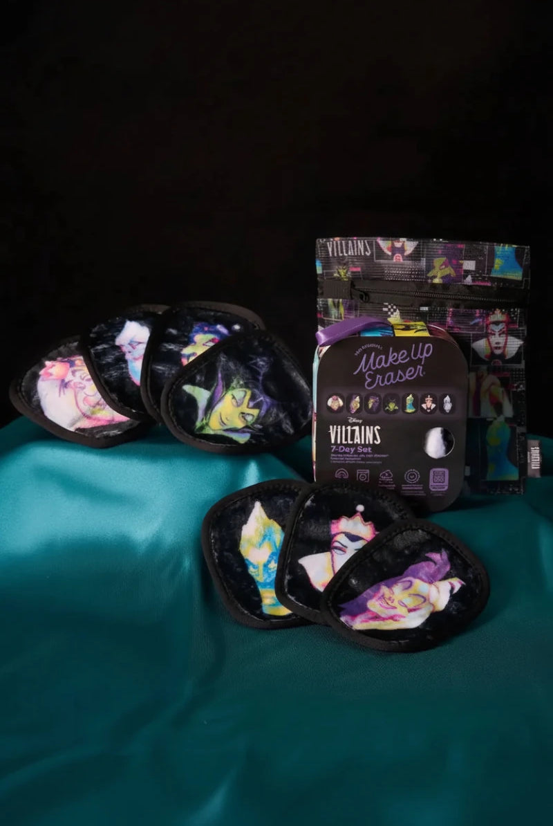 Shop Makeup Eraser Makeup Eraser Disney © Villains 7 - Day Set Beauty Product for women – premium loungewear and festival fashion at Spoiled Brat