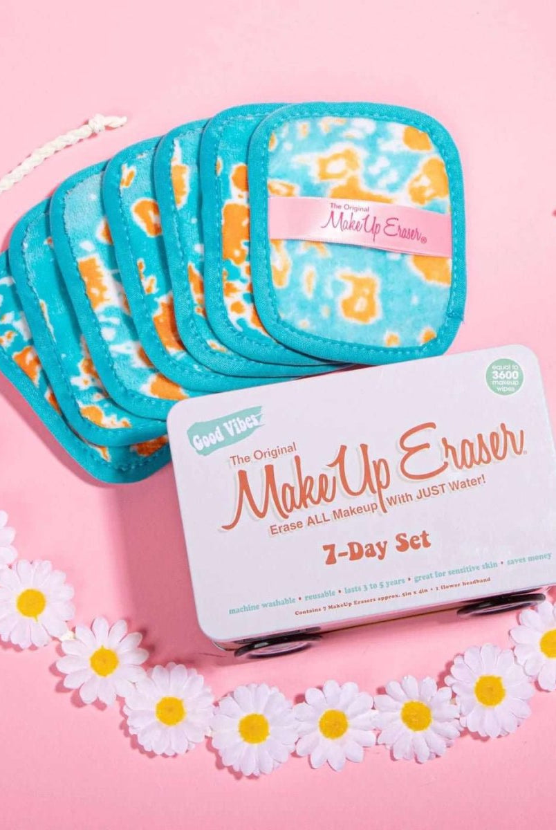 Shop Makeup Eraser Makeup Eraser Good Vibes 7 - Day Set Beauty Product for women – premium loungewear and festival fashion at Spoiled Brat