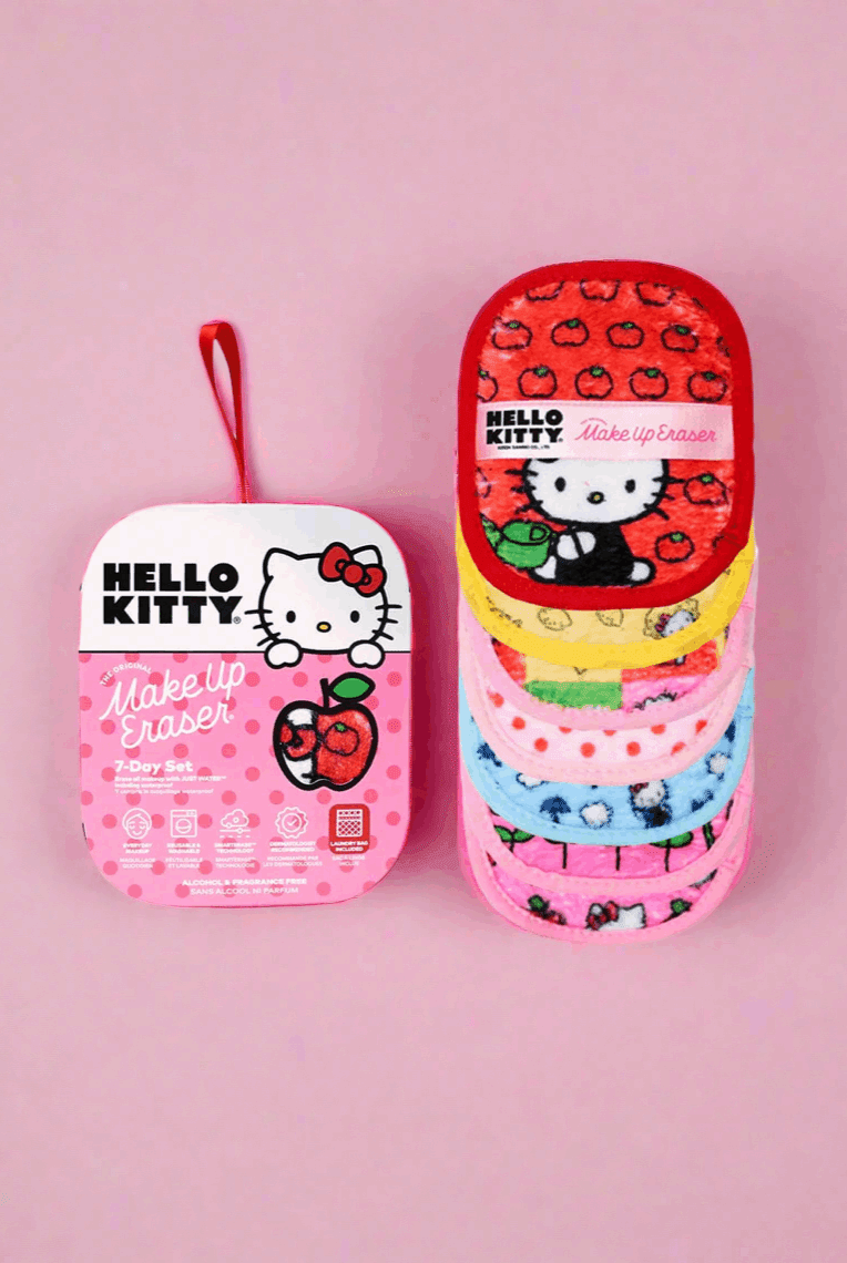 Shop Makeup Eraser Makeup Eraser Hello Kitty 7 - Day Classic Set Beauty Product for women – premium loungewear and festival fashion at Spoiled Brat