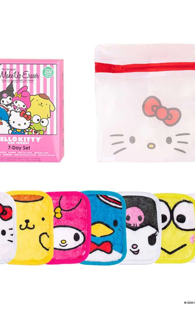 Makeup Eraser Hello Kitty 7-Day Set Beauty Product by Makeup Eraser as seen on celebrities