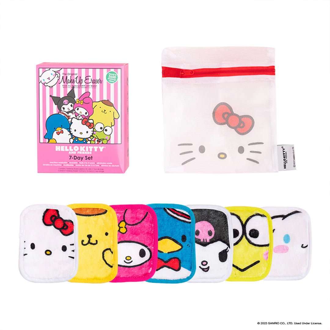 Shop Makeup Eraser Makeup Eraser Hello Kitty 7 - Day Set Beauty Product for women – premium loungewear and festival fashion at Spoiled Brat