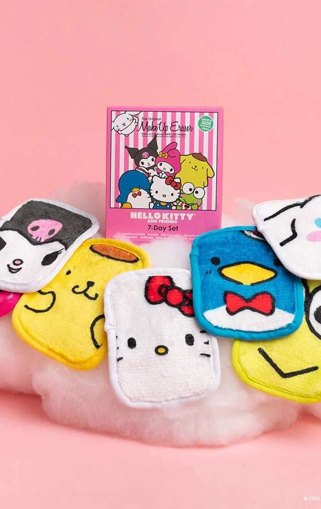 Makeup Eraser Hello Kitty 7-Day Set Beauty Product by Makeup Eraser as seen on celebrities