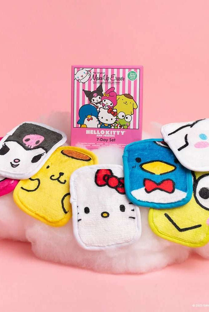 Shop Makeup Eraser Makeup Eraser Hello Kitty 7 - Day Set Beauty Product for women – premium loungewear and festival fashion at Spoiled Brat