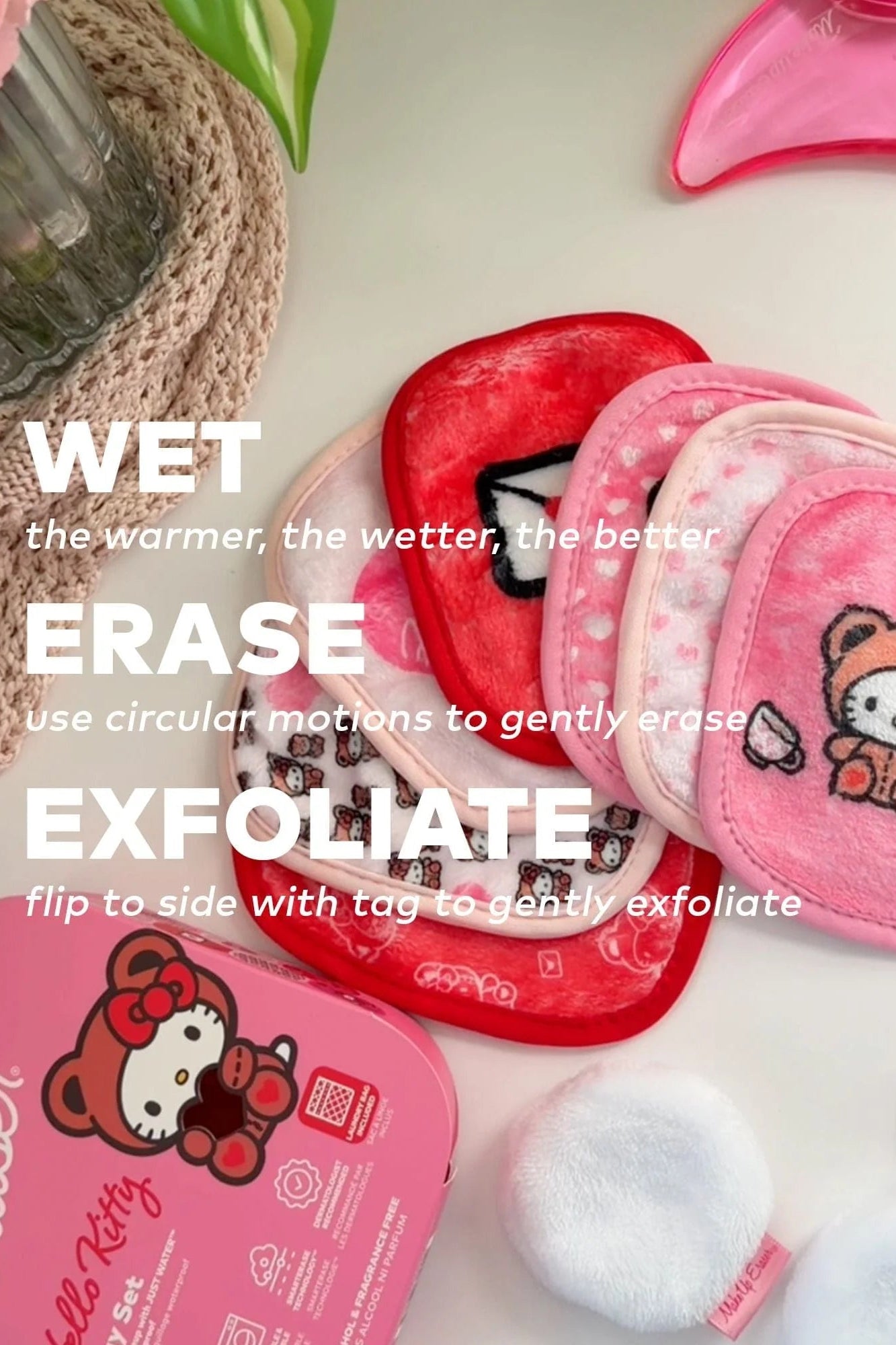 Shop Makeup Eraser Makeup Eraser Hello Kitty 7 - Day Sets Beauty Product for women – premium loungewear and festival fashion at Spoiled Brat