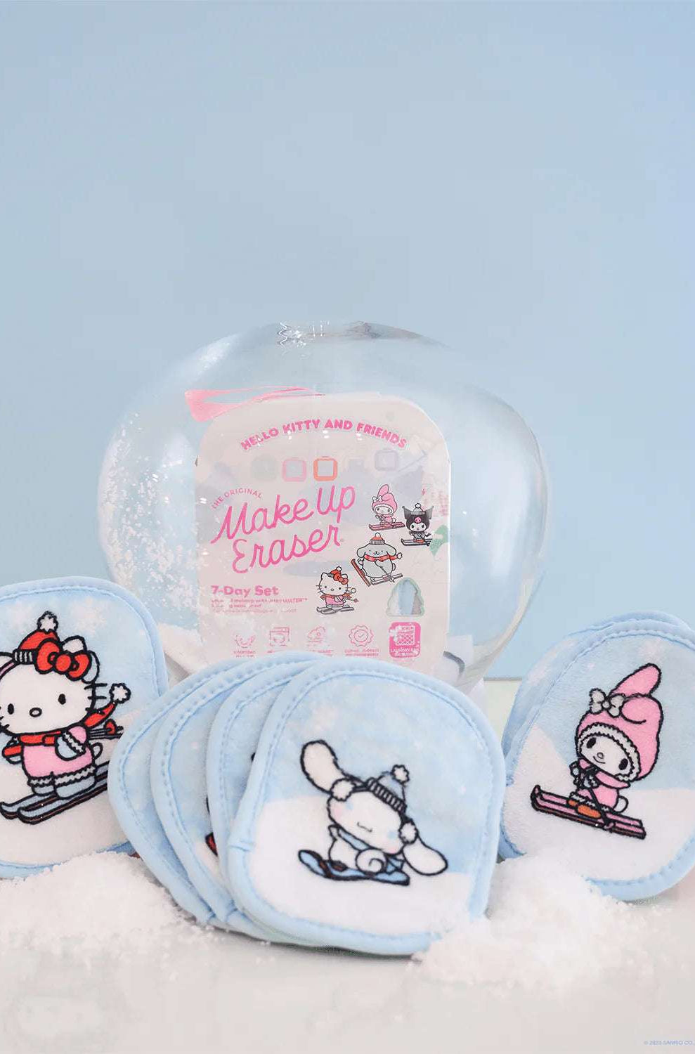 Shop Makeup Eraser Makeup Eraser Hello Kitty & Friends Aspen Vacation 7 - Day Set © Sanrio Beauty Product for women – premium loungewear and festival fashion at Spoiled Brat
