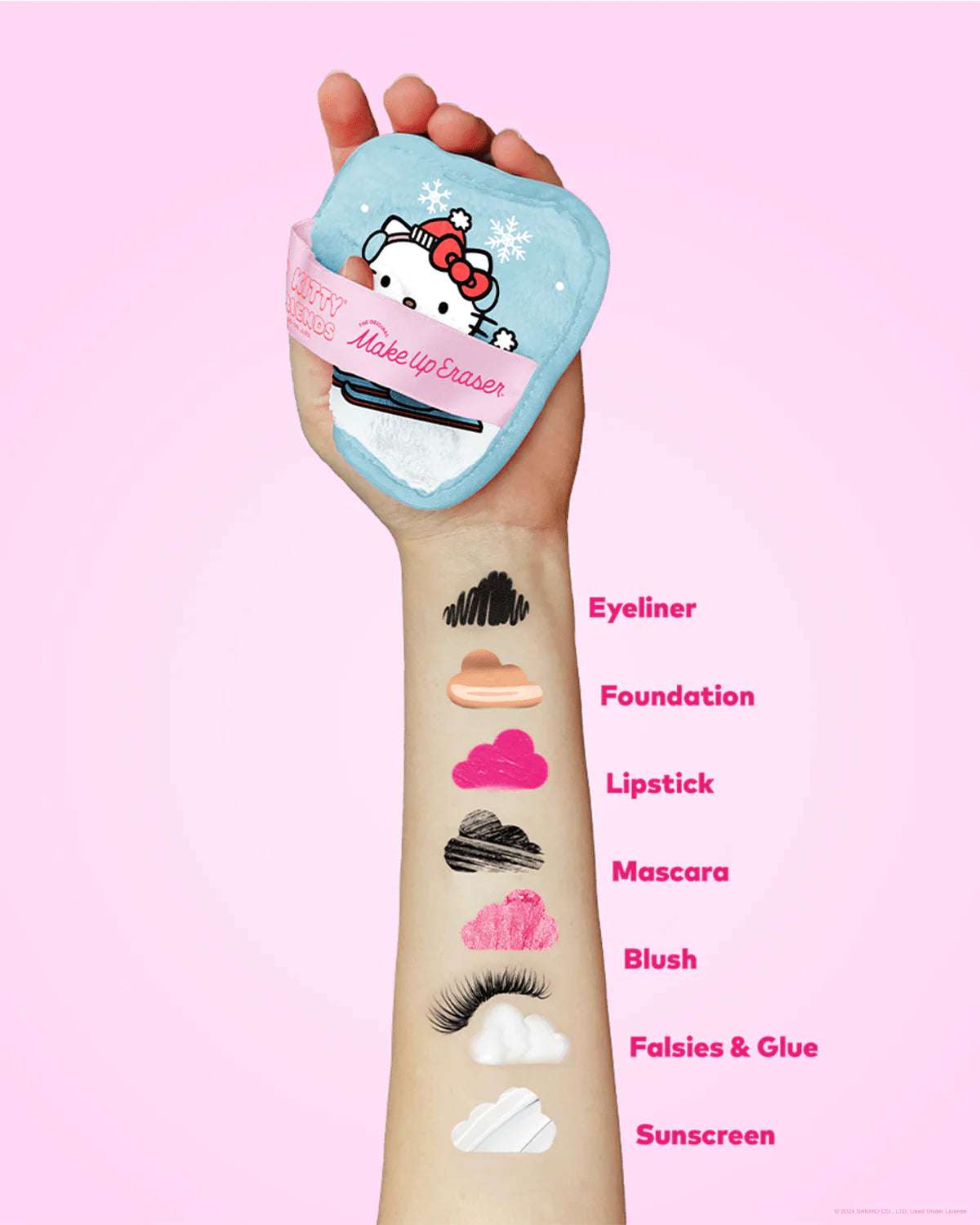 Shop Makeup Eraser Makeup Eraser Hello Kitty & Friends Aspen Vacation 7 - Day Set © Sanrio Beauty Product for women – premium loungewear and festival fashion at Spoiled Brat