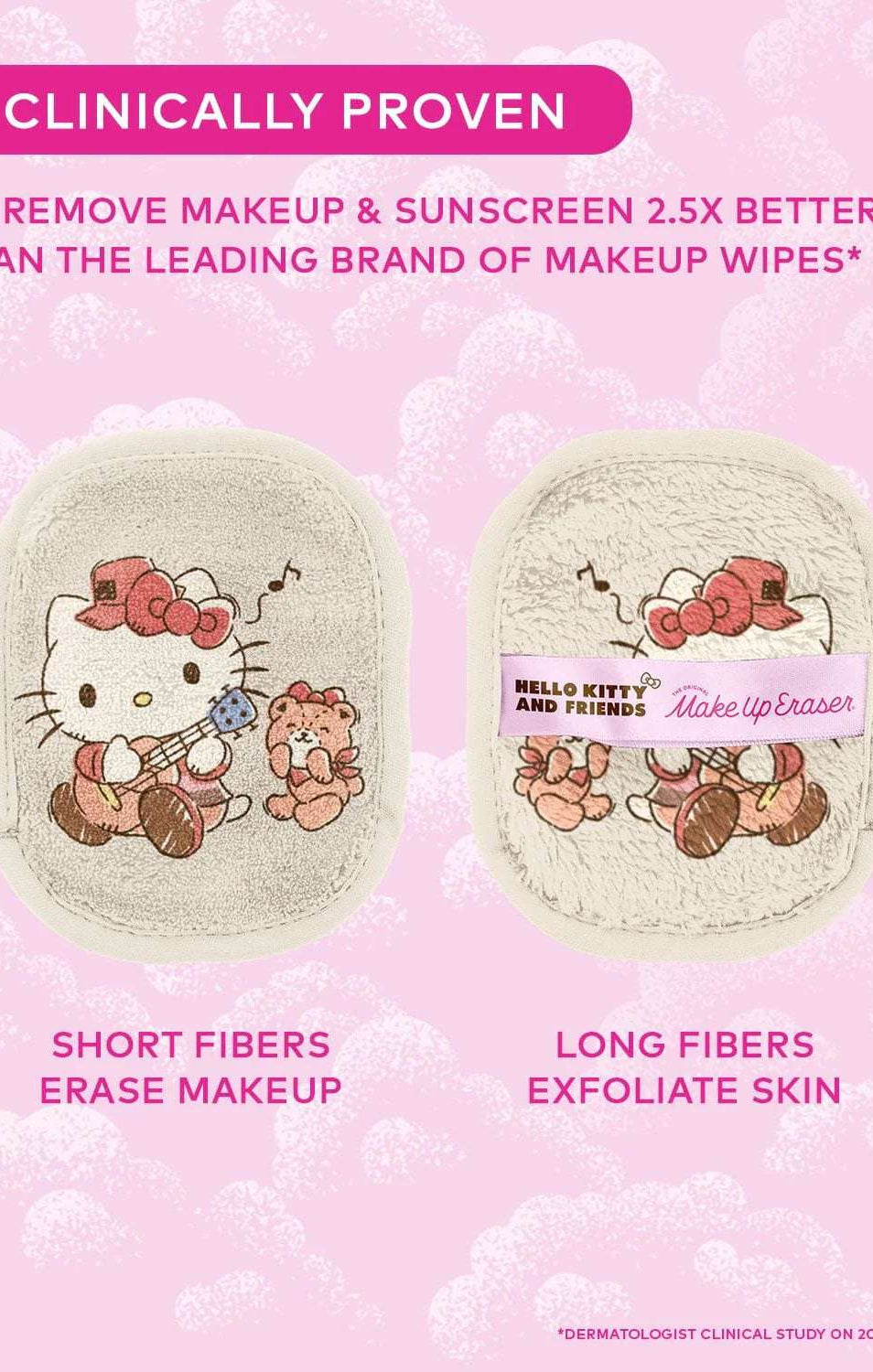 Shop Makeup Eraser Makeup Eraser Hello Kitty & Friends Camping 7 - Day Set © Sanrio Beauty Product for women – premium loungewear and festival fashion at Spoiled Brat