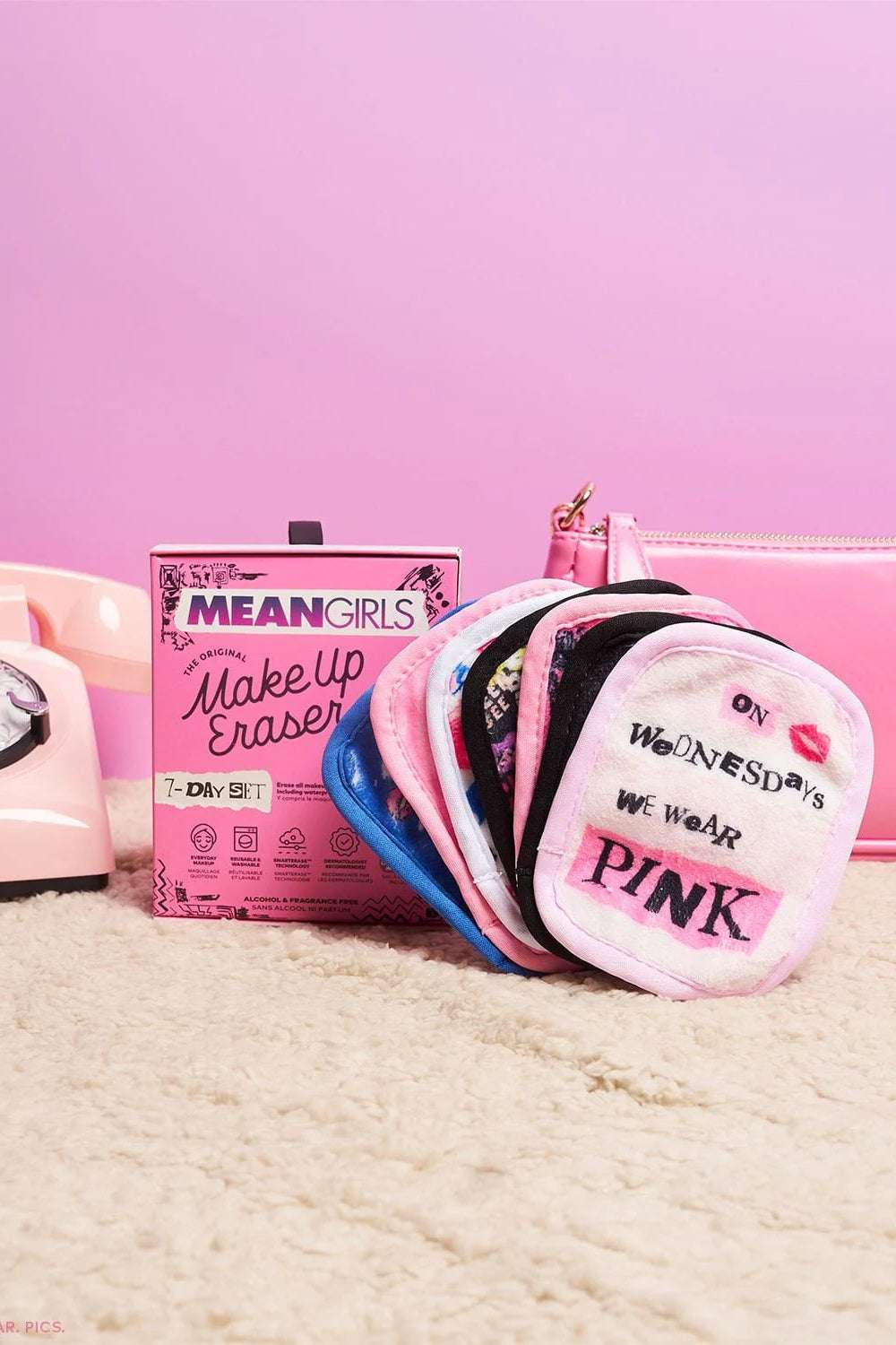Makeup Eraser Mean Girls 7-Day Set by Makeup Eraser – Beauty Product – Pink | Spoiled Brat UK