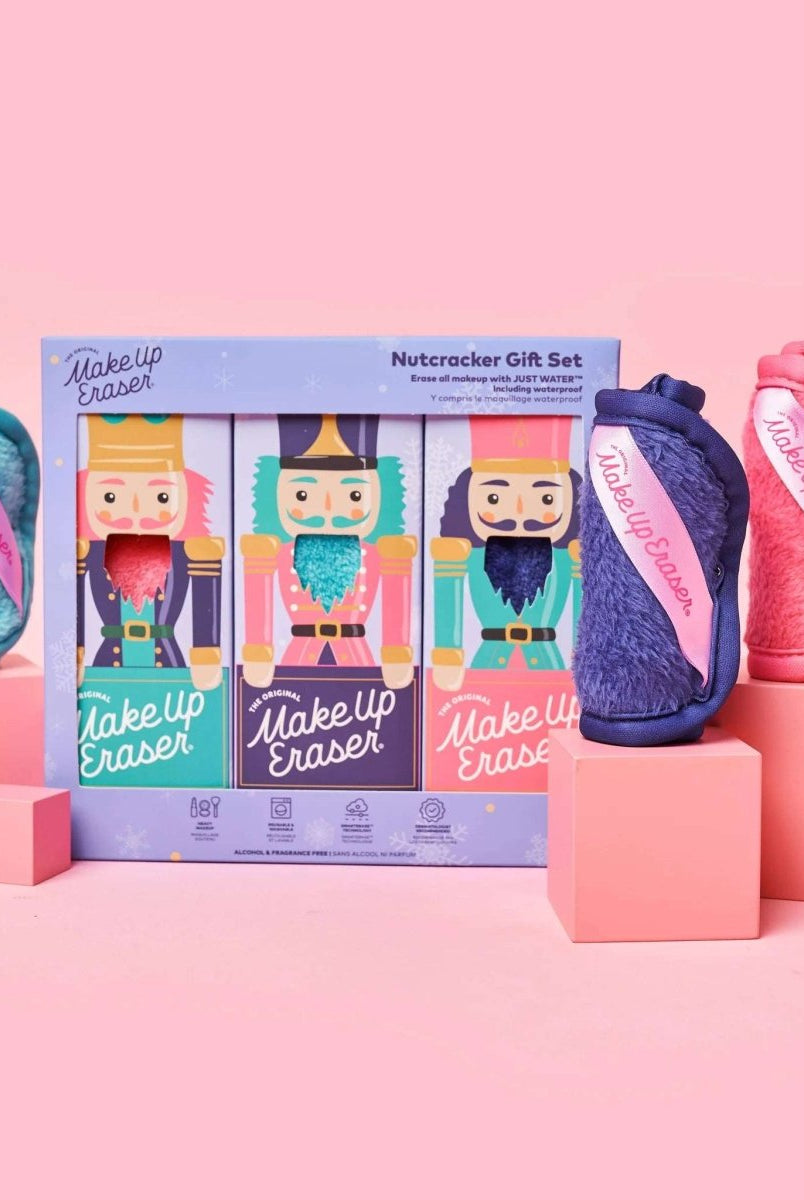 Shop Makeup Eraser Makeup Eraser Nutcracker 3pc Mini PRO Holiday Set Beauty Product for women – premium loungewear and festival fashion at Spoiled Brat