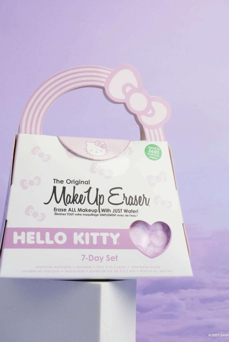 Shop Makeup Eraser Makeup Eraser Pastel Hello Kitty 7 - Day Set Beauty Product for women – premium loungewear and festival fashion at Spoiled Brat