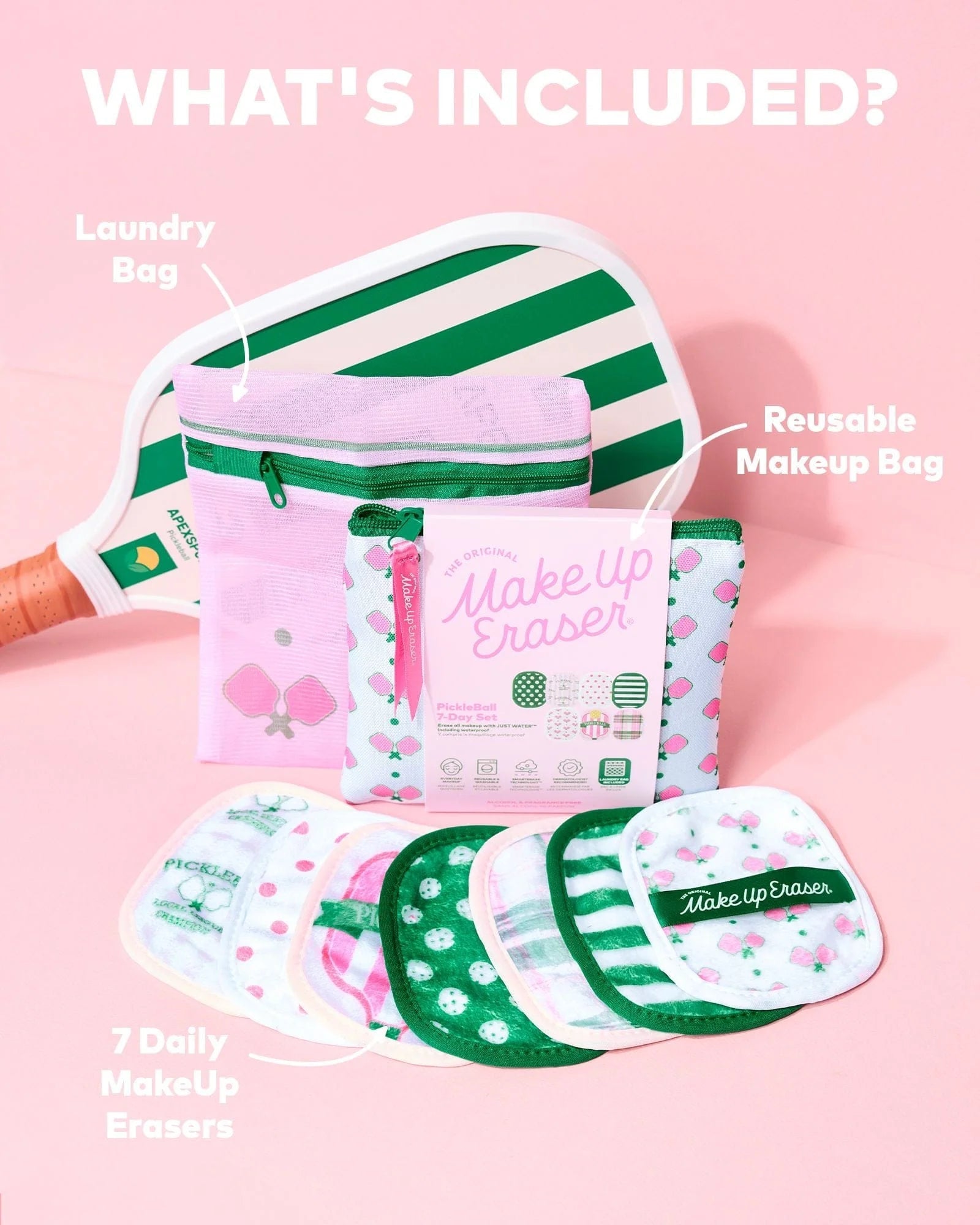 Shop Makeup Eraser Makeup Eraser Pickleball 7 - Day Set Beauty Product for women – premium loungewear and festival fashion at Spoiled Brat