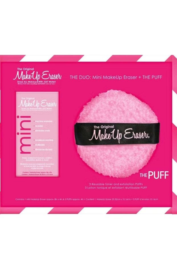 Shop Makeup Eraser Makeup Eraser the Duo: Mini MakeUp Eraser + the Puff | Holiday Gift Set Beauty Product for women – premium loungewear and festival fashion at Spoiled Brat