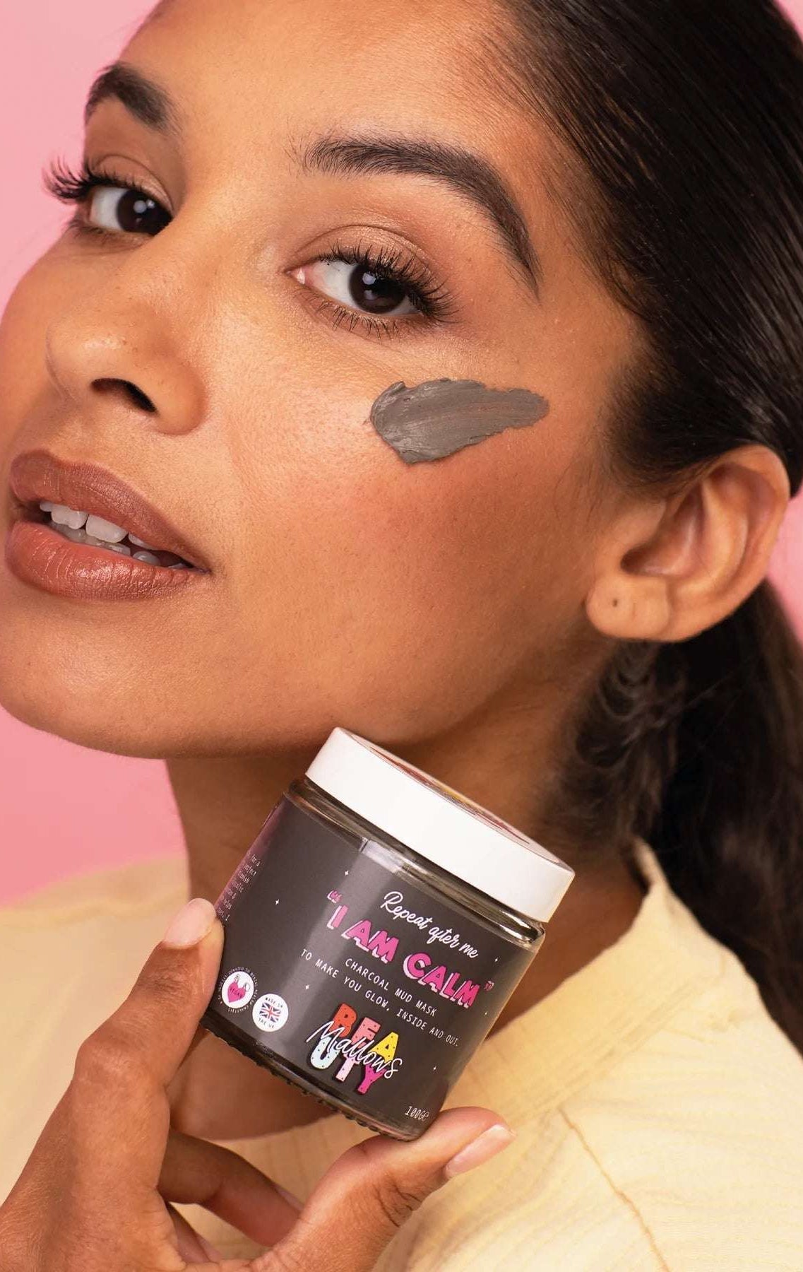 Mallows Beauty Charcoal Mud Mask Face Mask by Mallows Beauty as seen on celebrities