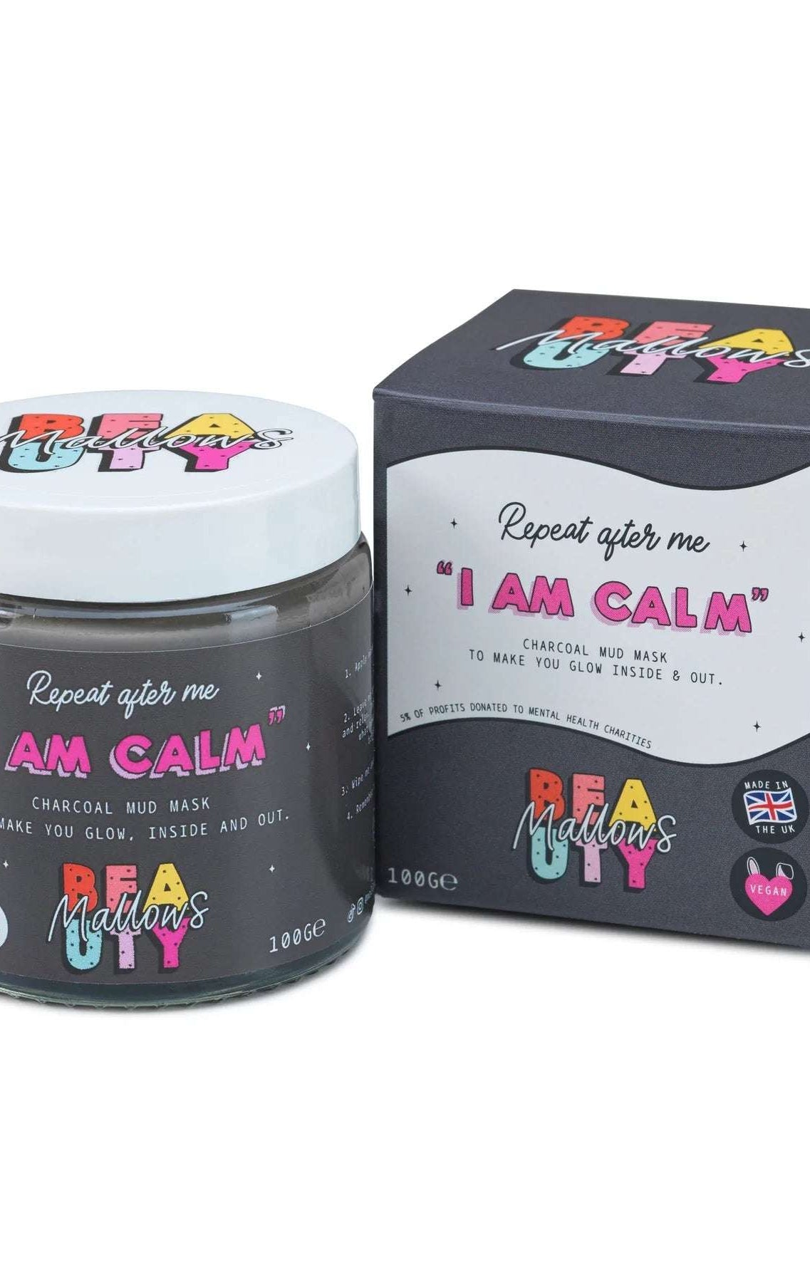 Mallows Beauty Charcoal Mud Mask Face Mask by Mallows Beauty as seen on celebrities