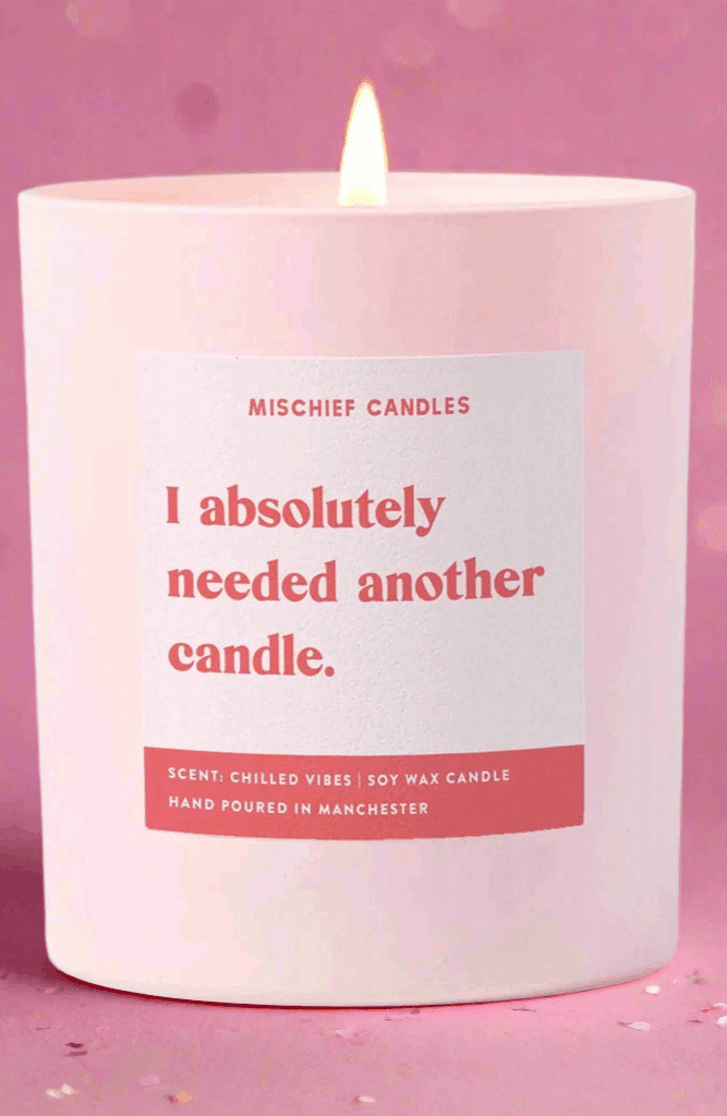 Shop Mischief Candles Funny Needed Another Candle Gift For Her Funny Candle Candles for women – premium loungewear and festival fashion at Spoiled Brat
