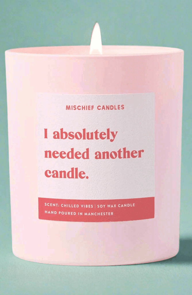 Shop Mischief Candles Funny Needed Another Candle Gift For Her Funny Candle Candles for women – premium loungewear and festival fashion at Spoiled Brat