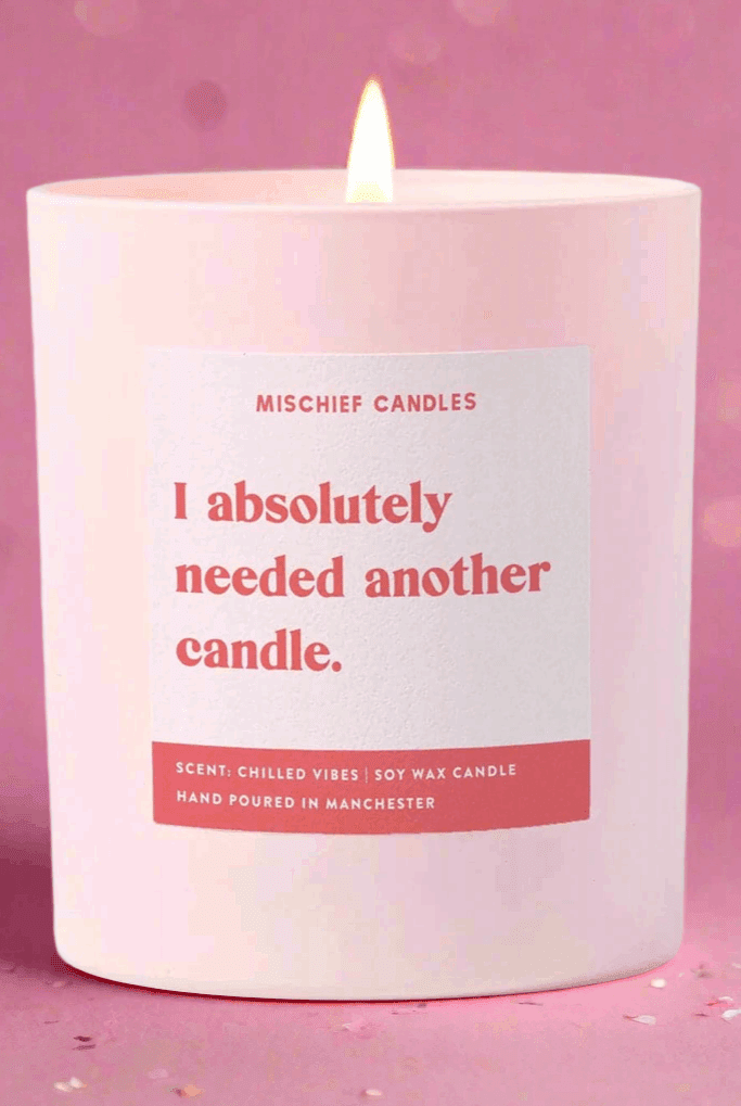 Shop Mischief Candles Funny Needed Another Candle Gift For Her Funny Candle Candles for women – premium loungewear and festival fashion at Spoiled Brat