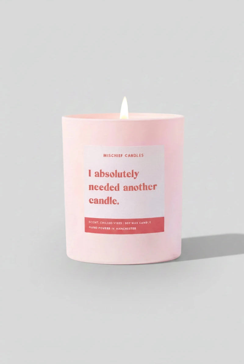 Shop Mischief Candles Funny Needed Another Candle Gift For Her Funny Candle Candles for women – premium loungewear and festival fashion at Spoiled Brat