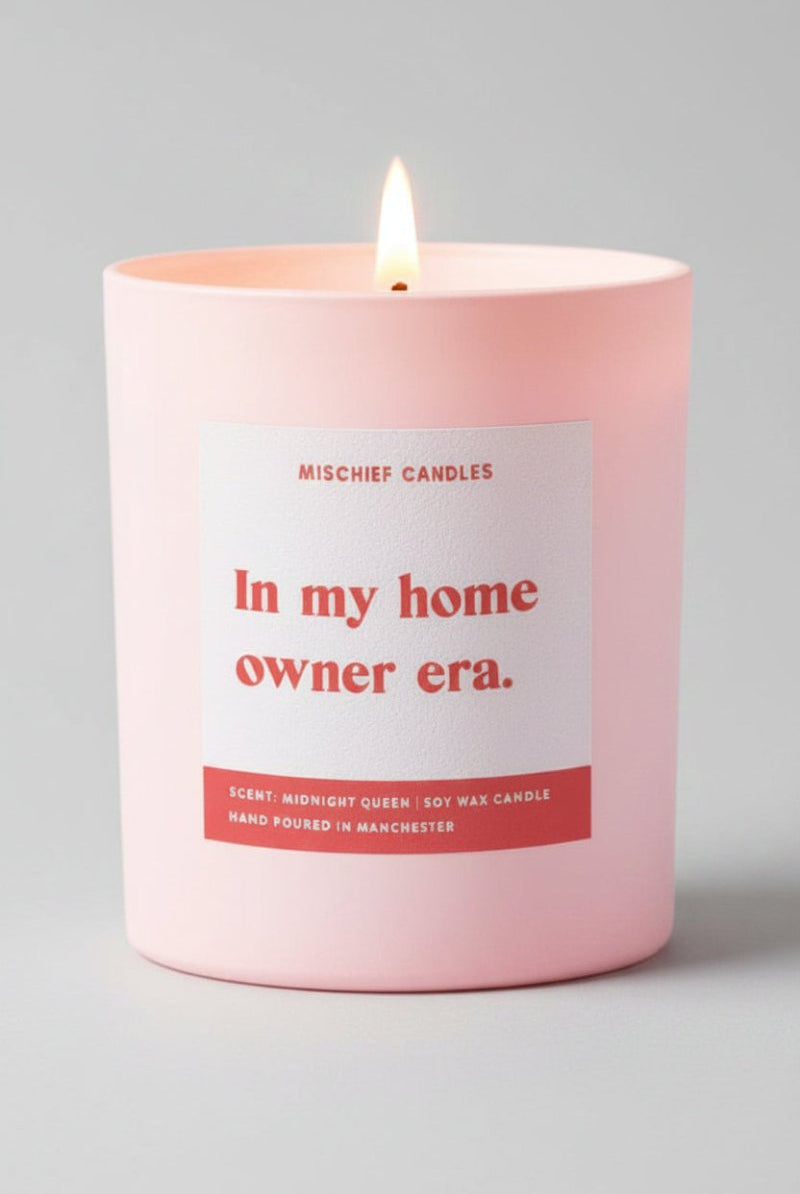 Shop Mischief Candles Mischief Candles New Home Gift Funny New Home Gift Candle Home Owner Era Candles for women – premium loungewear and festival fashion at Spoiled Brat