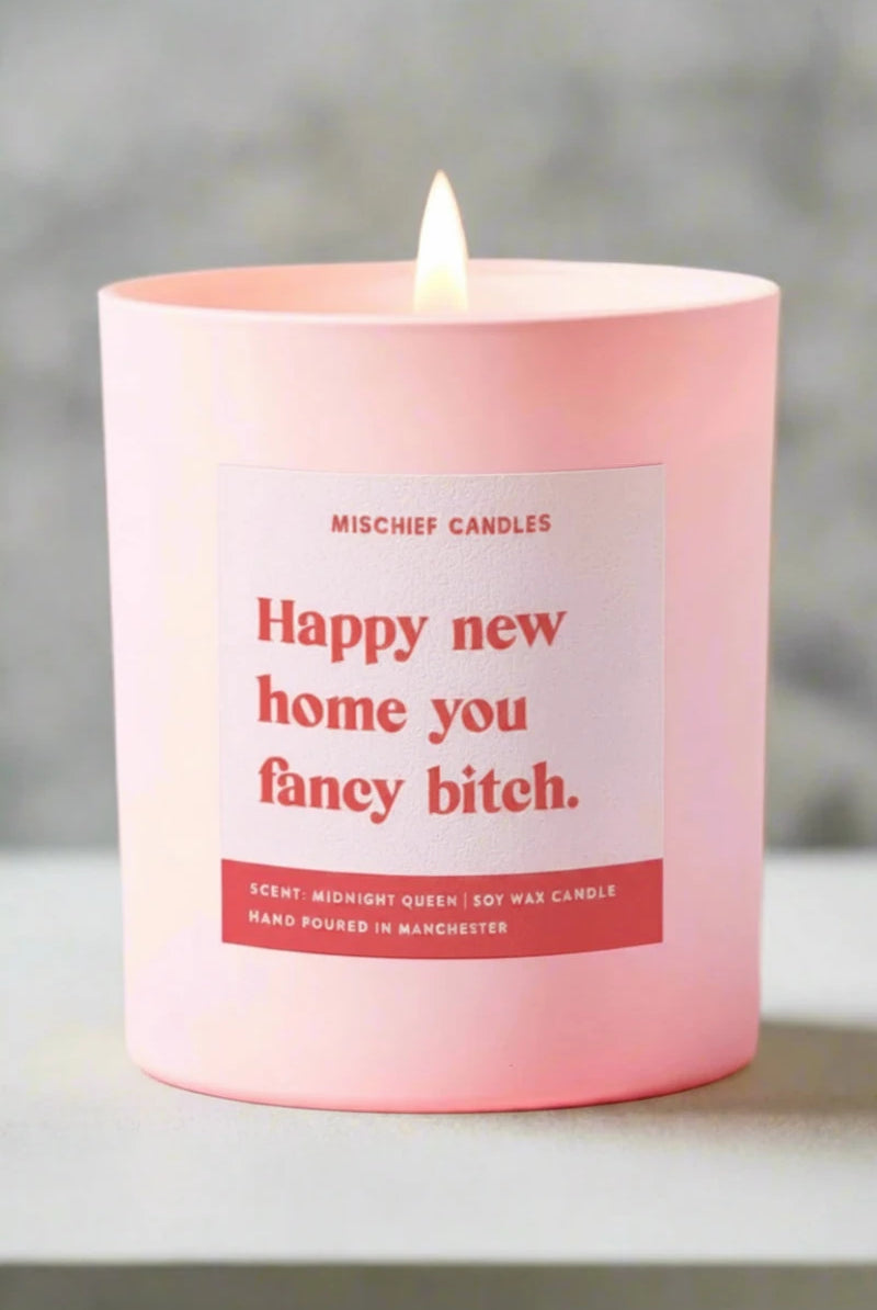 Shop Mischief Candles Mischief Candles New Home Gift Funny New Home Gift Soy Wax Candle New Home Fancy Bitch Candles for women – premium loungewear and festival fashion at Spoiled Brat