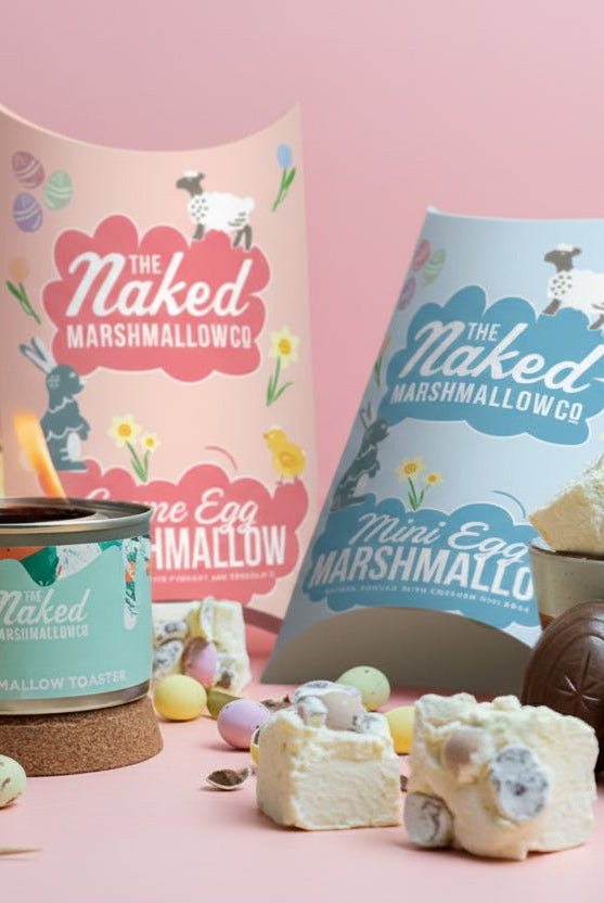 Shop Naked Marshmallow EASTER Edition Gourmet Marshmallow Toasting Gift Set Gifts for women – premium loungewear and festival fashion at Spoiled Brat