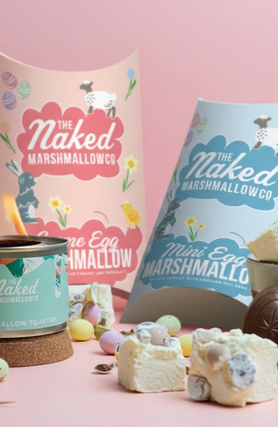 Shop Naked Marshmallow EASTER Edition Gourmet Marshmallow Toasting Gift Set Gifts for women – premium loungewear and festival fashion at Spoiled Brat