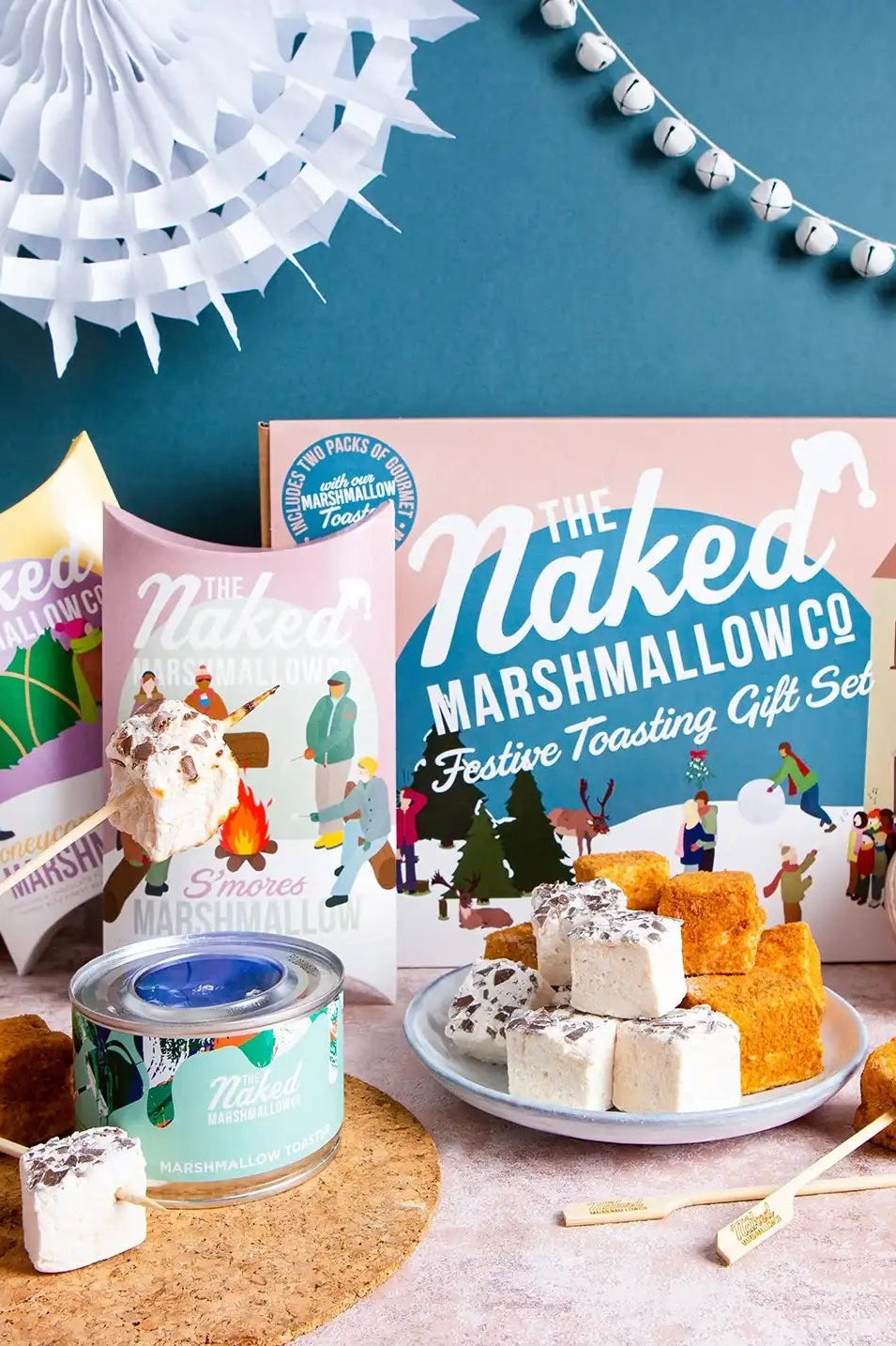 Marshmallow Festive Toasting Gift Set by Naked Marshmallow – Gifts – Cinnamon Churro | Spoiled Brat UK